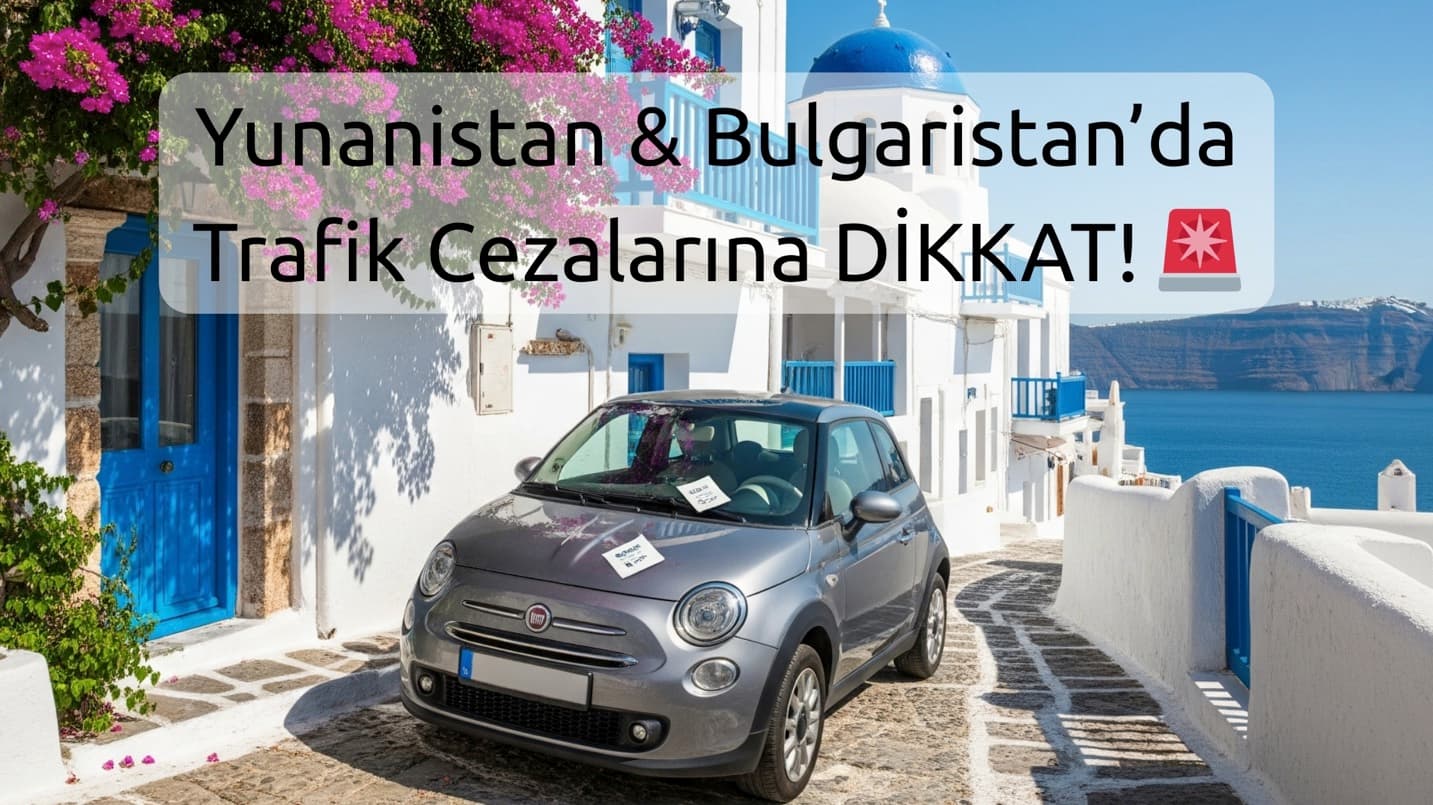 🚨🚗 Yunanistan & Bulgaristan’da Trafik Cezalarına DİKKAT!